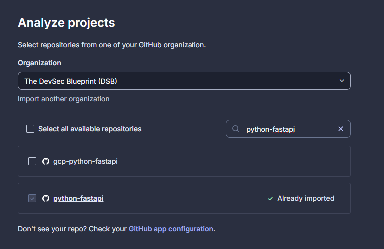 Analyze Projects